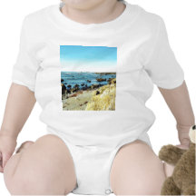 Beach Coast In Monterey Ocean Water Sea Shirts