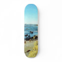 Beach Coast In Monterey Ocean Water Sea skateboards by lifesphere Beach Coast In Monterey Ocean Water Sea skateboards