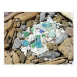 Beach Combers postcards Sea Glass Driftwood