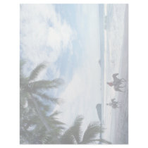 Beach, Costa Rica Letterhead Template