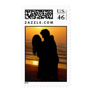 create your own beach postage stamp