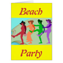 Beach Dance Card