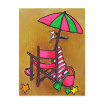 "Beach Days" Post Card postcards