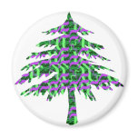Beach Delite Trees Refrigerator Magnet
