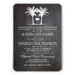Beach Destination Chalkboard Typography Invite