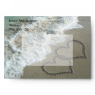 Beach Destination Wedding Envelopes envelope