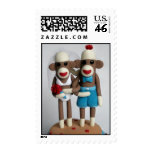 Beach Destination Wedding Sock Monkey Stamps Cards