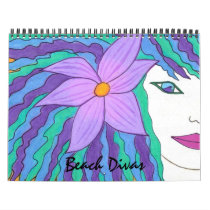 Beach Divas Wall Calendar