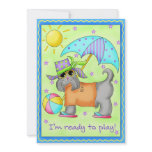 Beach Dog Invitation