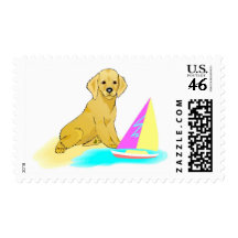 Beach Dog Stamps
