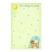 Beach Dog Stationery stationery