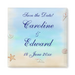 Beach Dreams Wedding Refrigerator Magnet