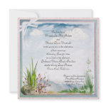 Beach Dune Romance Square Wedding Invitation