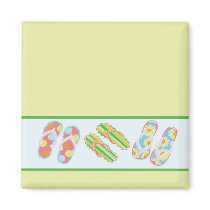 Beach Feet magnets by partypassion Beach Feet magnets