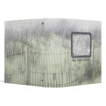 Beach Fence - Custom Photo 1.5" binders