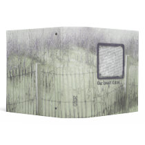 Beach Fence - Custom Photo 2" Binders