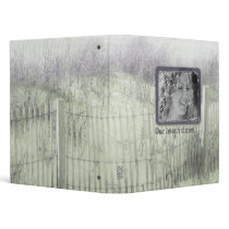 Beach Fence - Custom Photo 3 Ring Binders