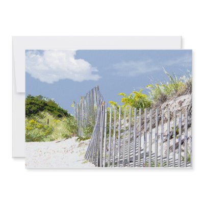 Beach Fence & Dune Invite by ElainePlesser