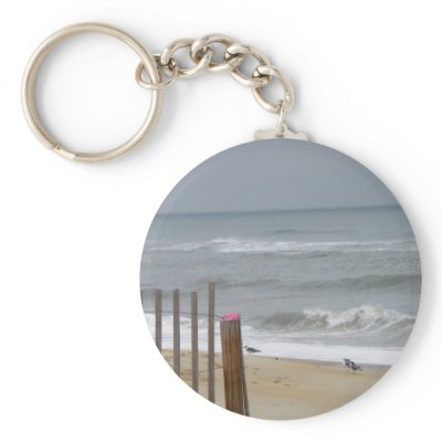 Beach Fence - Keychain by OBXLIFE
