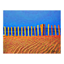 Beach Fence posters by Cdiehlio Beach Fence posters