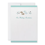 Beach Flip Flops Wedding Invitation