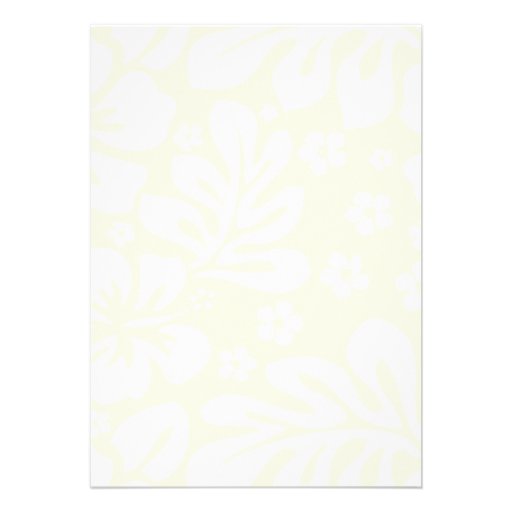 Beach Flowers Bridal Shower - Green Invites