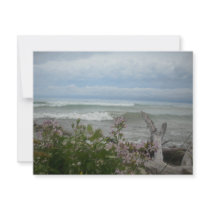 Beach Flowers invitations
