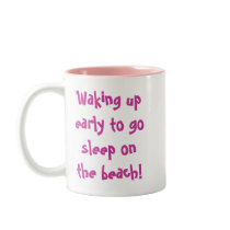 Beach Freaks Flip Flops Mugs by PopArtDiva Beach Freaks Flip Flops Mugs