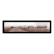 Beach Galveston, TX Photo 1910 posters