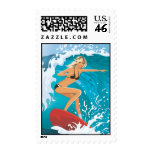 beach_girl_2.ai postage stamps