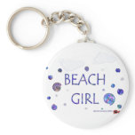 Beach Girl - Footprints - Keychain