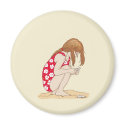Beach Girl magnets by designsbyraine Beach Girl magnets