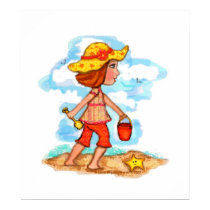 Beach Girl posters by jamiecreates1 Beach Girl posters