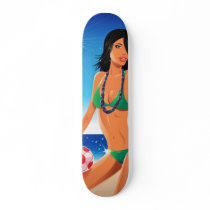 beach-girl skateboards by CreativeColours beach-girl skateboards