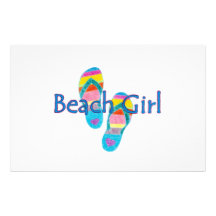 Beach Girl Stationery