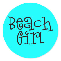 Beach Girl stickers by eblack2000 Beach Girl stickers