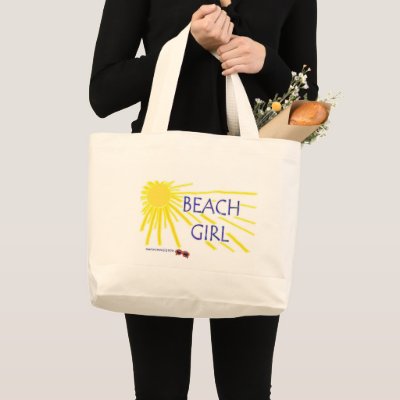 Beach Girl - Sun - Tote Bag by bluebeachsong