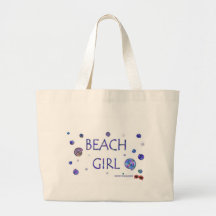 Beach Girl - Swirls - Tote Bag