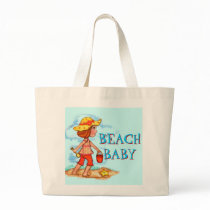 Beach Girl Tote Bag by jamiecreates1 Beach Girl Tote Bag