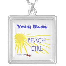 Beach Girl (Your Name) Necklaces