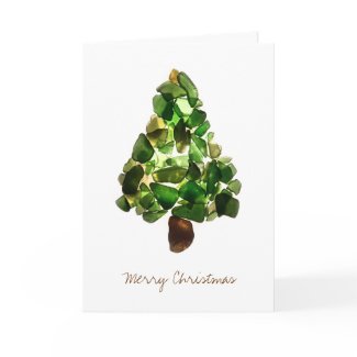 Beach Glass Card card