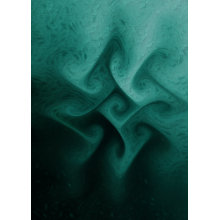 Beach Glass Gnarl card