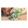 Beach Glass Tinies Personalized Photo Card
