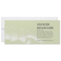 Beach Grass Wedding Invitations Martha's Vineyard