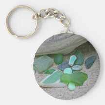 Beach Greens Keychains