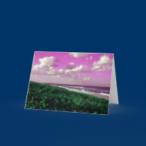 beach greeting card beautiful lovely work