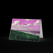 beach greeting card beautiful lovely work