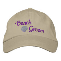 Beach Groom Embroidered Hat embroidered hats