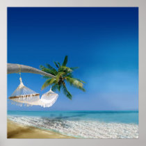 Beach Hammock Poster