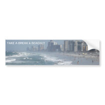 Beach Hangin Bumper Sticker